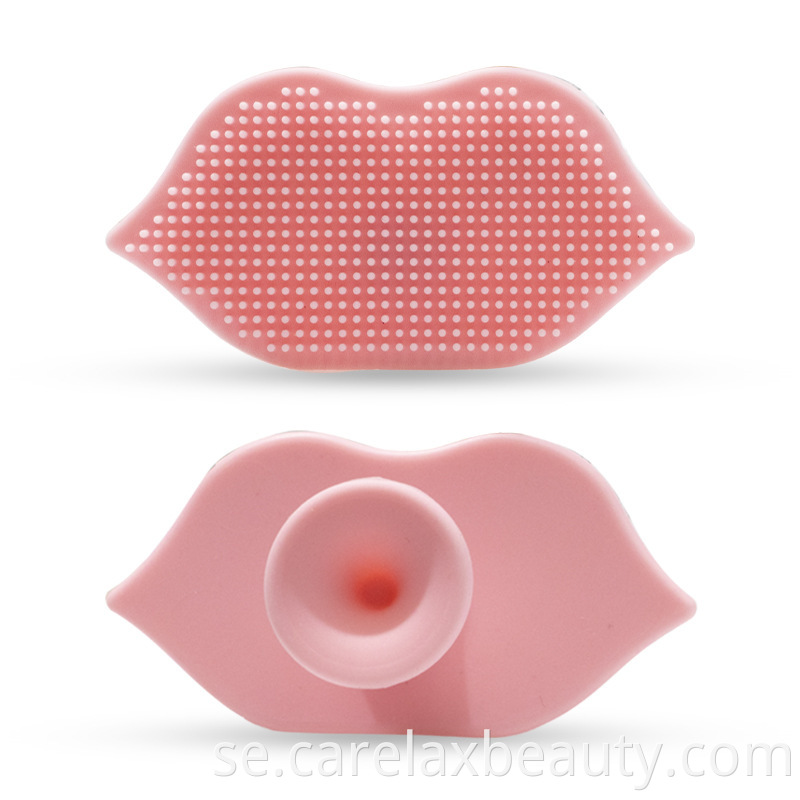 Cute Lip Silicone Scrubber Cleansing Brush Face Brush2